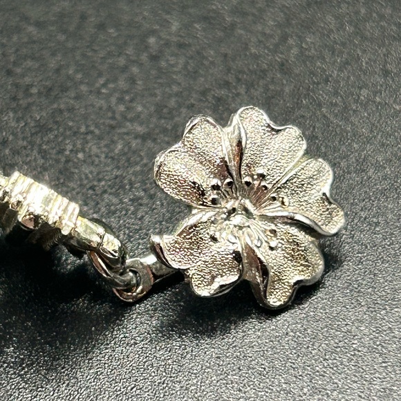 Vintage Vendome double strand necklace #E412 gray silver tone - Picture 9 of 11